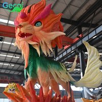 Gecai Amusement Park Robotic Produit personnalisé usine Animatronic Kylin modèle à vendre