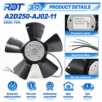 Ventilateur axial d'admission pour machines A2D250-AJ02-11 – Unité de remplacement à haut débit d'air pour système d'évacuation et refroidissement d'équipements industriels