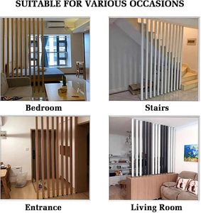 <span class=keywords><strong>Colonne</strong></span> de séparation élégante sur mesure pour espace de vie intérieur, résistante aux intempéries et de fabrication soignée, pour maison familiale - Product Image 6