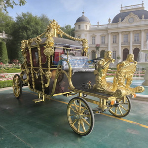 Popular Carruaje Eléctrico Clásico de Lujo con Esculturas, Fabricado en China, para Bodas y Turismo, en Venta - Product Image 5