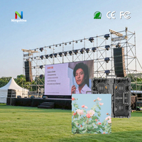 Sistema Completo Llave en Mano para Exteriores de 4m x 2m, Pantalla LED de Video Truss a Todo Color HD P4.81 de 500x500mm para Alquiler de Eventos, HDR10+, IP65 Impermeable