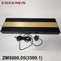 Amplificateur de voiture de conception coréenne 5000Wrms à 0,5 ohm, sortie de basses stable, amplificateur audio de voiture monobloc pour caisson de basses de voiture