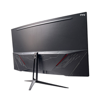 Pantalla curva para juegos 24 27 32 34 37,5 pulgadas Monitor Led 165Hz 180Hz 240Hz Monitor de computadora con luz anti-azul para Gamer