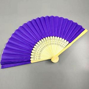 Personalized Logo Bamboo <b>Paper</b> Hand Fan Portable Folding Wedding Advertisements at an Economical Price with Carved <b>Pattern</b> - Product Image 2
