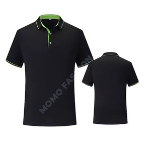 Vêtements de sport décontractés pour hommes avec logo personnalisé, coton de haute qualité, plusieurs couleurs, motif uni, tissu tricoté, manches courtes - Product Image 5