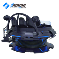 9D VR UFO Simulator Equipment 360 Rotación Máquina de juego de realidad virtual Experiencia de entretenimiento mejorada