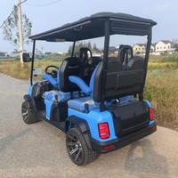 Voiture de golf moderne à 4 places homologuée pour la route, véhicule électrique à conduite fluide avec lecteur de musique, chariot de golf multifonctionnel
