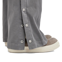 Vêtements streetwear pour hommes, pantalon à boutons pression, coupe droite, tissu sergé en coton