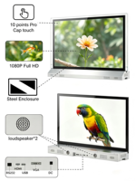 Pantalla Digital OLED Transparente Ultrafina de 55 Pulgadas con Soporte para Centros Comerciales, Educación, Animación, Gráficos, Full HD