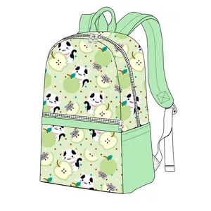 Wholesale Cute Printed Kids School Bag Children Students Trolley School Backpack With High Quality Custom