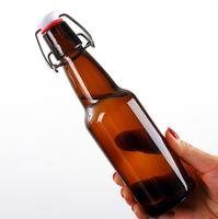 Gros 33cl Recyclé Clair Rond Classique Swing Top Bouteille En Verre