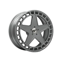 Rines Forjados de 18-21 Pulgadas para E46 M3/E92 M3, 5x120 PCD, Ligeros, de Alto Rendimiento, Acabado Negro Gunmetal