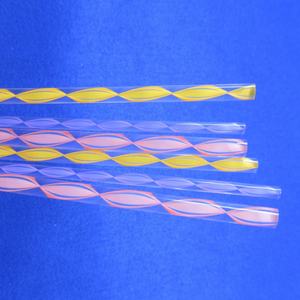 Barre en acrylique extrudé PMMA avec lignes colorées en spirale à l'intérieur - Product Image 4