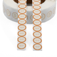 Etiqueta Adhesiva Redonda Impermeable para Cosméticos, Impresión de Logotipo para Empaquetado de Productos de Belleza, CS CS-CG01