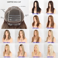 Perruques blondes blondes et brunes claires de 16 pouces pour l'alopécie Meilleures perruques en silicone de qualité médicale pour les patients atteints de cancer