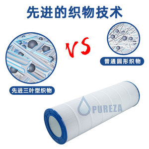 Cartucho de Filtro para Piscina Bi Chun, 150 Pies Cuadrados, Filtro para Piscina Elevada, Compatible con C-9415, Material PP - Product Image 4