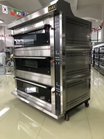 Oven 3 Tingkat Harga Grosir Kustom dari Industri China, Kontrol Setiap Lapisan Independen dengan Uap, Promo Panas