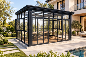 Invernadero de Aluminio Personalizado con Vidrio Templado, Insonorizado y Aislante del Calor para Jardín, Terraza o Villa - Product Image 5