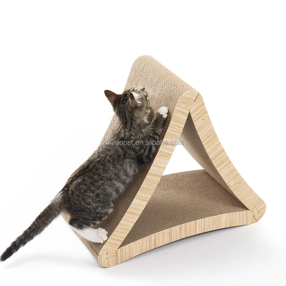 Nouveau Design créatif détachable, grattoir Triangle en carton pour chat, frais d'expédition réduits