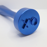 Cnc Turning AL6061 Sample Drilling Blue Anodized Turning Parts Lather Engraving Strict Tolerance Milling Parts Cnc Machining