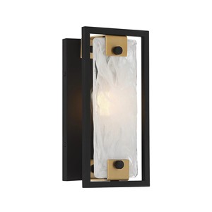 Modern Gold Metal LED Light <b>Wall</b> <b>Sconce</b> Luxury Galassia One-Light <b>Sconce</b> with E26 Glass Body for Hotels and Living Rooms - Product Image 5