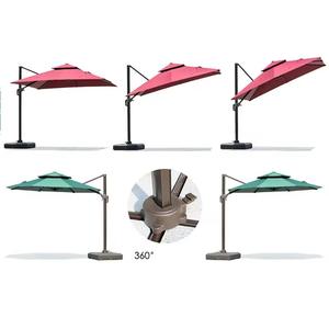 Sombrilla Exterior con Lámpara para <span class=keywords><strong>Terraza</strong></span> de Villa, Sombrilla <span class=keywords><strong>Grande</strong></span> Iluminada para Comedor de Jardín y Protección contra la Lluvia - Product Image 6