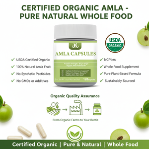 Integratore Naturale di Estratto di <span class=keywords><strong>Amalaki</strong></span>, Estratto di Amla, Integratore Naturale di Vitamina C con Antiossidanti, Polifenoli, Capsule di Frutto di Amla - Product Image 4