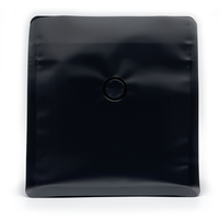 YOUYI Sachet de café mat imprimé sur mesure à fond plat avec valve unidirectionnelle, fermeture éclair et fenêtre, qualité alimentaire sans BPA, vente en gros