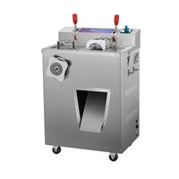 Nouveau Hachoir à Viande Commercial Multifonctionnel 3-en-1 Haute Puissance pour Hacher, Mélanger et Préparer la Mousse de Viande JQ-1