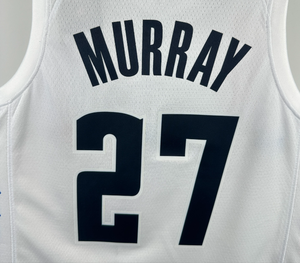 2025 Nueva camiseta de baloncesto 1 Porter Jr 4 Westbrook 15 <span class=keywords><strong>Jokic</strong></span> 27 Murray venta al por mayor blanco <span class=keywords><strong>Denver</strong></span> impreso camisetas deportivas - Product Image 3