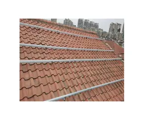 Solar dachziegel blockieren Solar dachziegel Photovoltaik-und Solarpanel-Dachs truktur