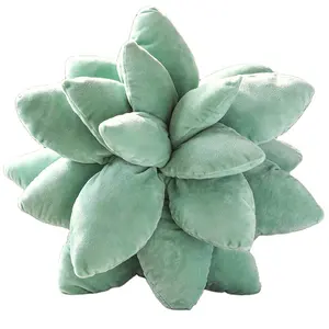 부드러운 봉제 인형 의자 쿠션 크리 에이 티브 화분 꽃 베개 살아있는 즙이 많은 베개