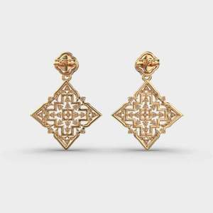 Designer Diamond <b>Stud</b> Earrings Made in 925 <b>Sterling</b> <b>Silver</b> Fine Jewelry for Wedding Bridal Birthday Anniversary Gift - Product Image 1