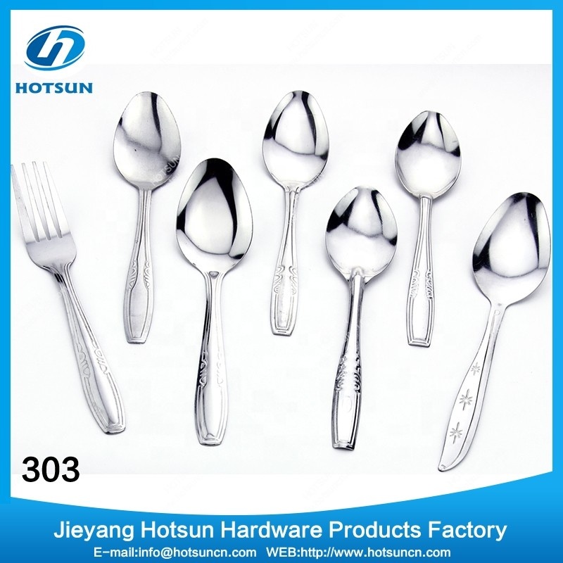 303 spoon スプーン 303 Stainless Steel Spoon 888 999 Fork - Sustainable Dinnerware