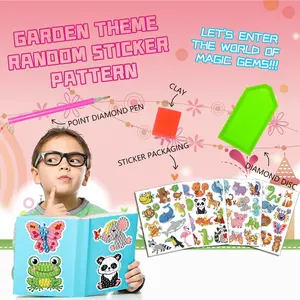 Article <span class=keywords><strong>de</strong></span> vente chaud bâton au hasard n'importe où chatoyant solide diamant <span class=keywords><strong>peinture</strong></span> autocollant pour les enfants - Product Image 3