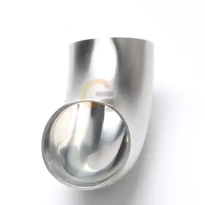 Usine 304 raccords de tuyauterie coudés en acier inoxydable 316L diamètre <span class=keywords><strong>100</strong></span> raccords de tuyauterie coudés à 90 degrés - Product Image 6