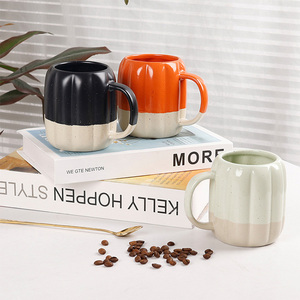 Tazze <span class=keywords><strong>in</strong></span> <span class=keywords><strong>Ceramica</strong></span> Personalizzate a Forma di <span class=keywords><strong>Zucca</strong></span>, Design Carino, 2000 Pezzi, Smalto Colorato, Tazze Delicate Ecologiche per Tè - Product Image 5