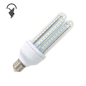 <span class=keywords><strong>Paralume</strong></span> trasparente bianco latte a risparmio energetico E27 B22 <span class=keywords><strong>E14</strong></span> portalampada tipo U 5W led mais - Product Image 2