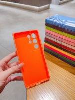 Coque de téléphone en TPU souple en gelée colorée à paillettes fluorescentes pour Samsung S24 S23 S22Ultra Plus couverture antichoc complète