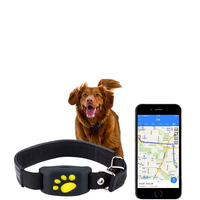 Traqueur GPS intelligent de qualité supérieure pour animaux de compagnie pour chats chiens dispositif de sécurité en nylon étanche avec accessoires de localisation Android OS visualisable sur PC