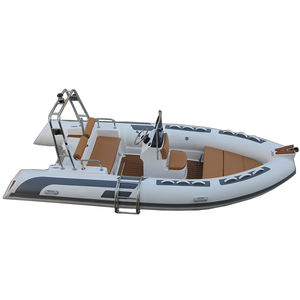 <span class=keywords><strong>Bateau</strong></span> Pneumatique <span class=keywords><strong>Semi</strong></span>-<span class=keywords><strong>Rigide</strong></span> Personnalisé <span class=keywords><strong>de</strong></span> Chine <span class=keywords><strong>de</strong></span> 16 Pieds Zodiac RIB480 avec Moteur Hors-Bord, en PVC et Fibre <span class=keywords><strong>de</strong></span> Verre, pour la Pêche et l'Aviron - Product Image 3