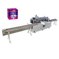 Machine de collage et de scellage tout-en-un pour boîtes de serviettes hygiéniques, 40-100 boîtes/min, avec flux de travail automatisé pour le traitement des cartons