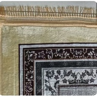 Tapis de prière musulman interactif de luxe en velours doux et épais, pliable, numérique, pour enfants, idéal pour la maison et les voyages, en polyester, pour Dubaï