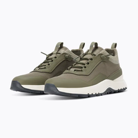 Vente en gros de baskets basses pour hommes respirantes, tendance, à lacets, décontractées, pour la marche, avec bout rond