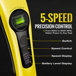 Máquina de Cortar Cabello con Motor de Rotor Externo <span class=keywords><strong>Vector</strong></span>, Kit de Corte de Cabello para Barbería y Salón, Cortadora de Cabello de Alta Velocidad, Juego de Cortadoras de Cabello Profesional - Product Image 3