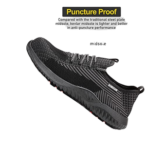 <span class=keywords><strong>Scarpe</strong></span> di sicurezza Super leggere in acciaio <span class=keywords><strong>scarpe</strong></span> da lavoro resistenti per uomo e donna per la stagione estiva industriale e di costruzione - Product Image 3