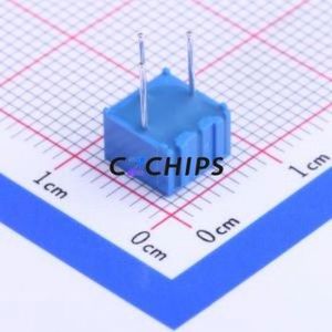 ตัวต้านทาน/โพเทนชิโอมิเตอร์แบบปรับได้สำหรับ3362P-1-500LF ผ่านชิ้นส่วนรู (THT)-3P, ตัวต้านทาน7x6.6มม. 50Ohm 10% 500mW 100ppm/℃ - Product Image 2