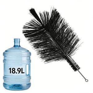 TDF 18.9L Twist Nylon Pure Bucket Wasch bürste 5 Gallonen Flaschen-Bürste Glas Carboy Reinigungs bürste mit Edelstahl - Product Image 1