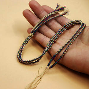 שרשרת יהלומים בסגנון אתני tibetan בעבודת יד חבלים תליונים חבלים שרשרת חבל קלוע - Product Image 4