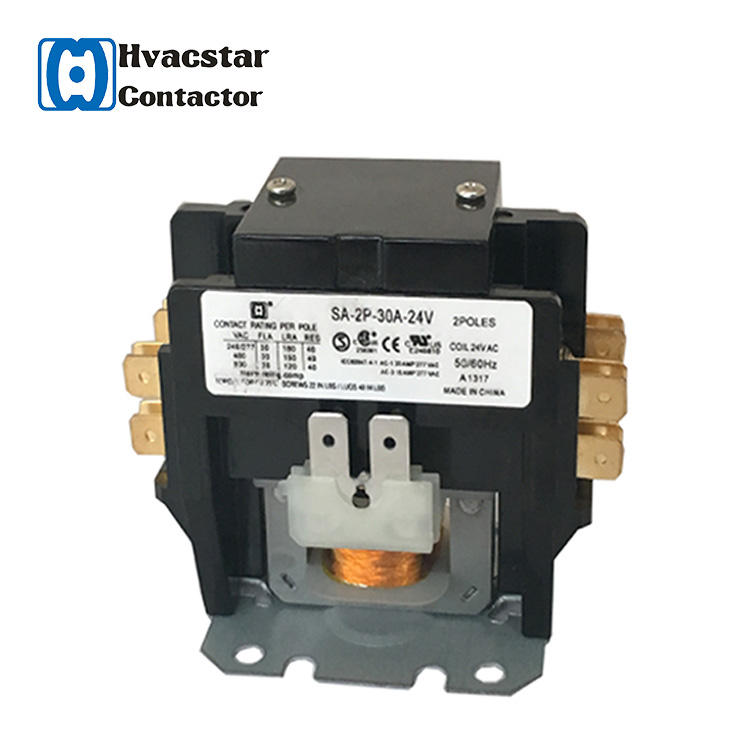 SA Series 1 Pole AC Contactor with 120V AC Coil for HVAC Compressor ...